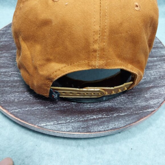 FILA Orange Adventure Snapback Hat With Mountain Patch - Picture 5 of 10